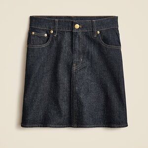 J. Crew Dark Denim mini skirt. NWT